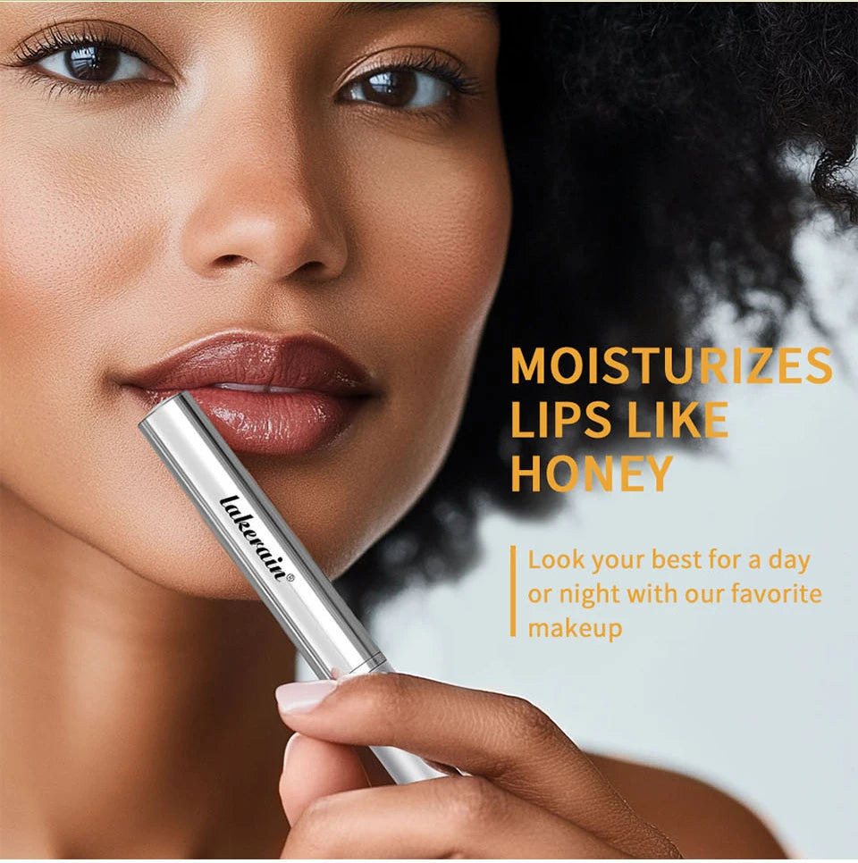 Honey Lipstick Tinted Lip Balm Lip Stain for All Skin Tones Moisturizing Nourishing Lipstick for Women Pack of Black & Pink