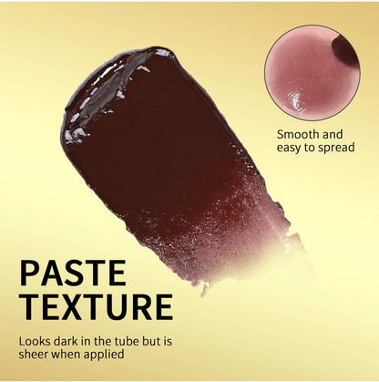 Honey Lipstick Tinted Lip Balm Lip Stain for All Skin Tones Moisturizing Nourishing Lipstick for Women Pack of Black & Pink