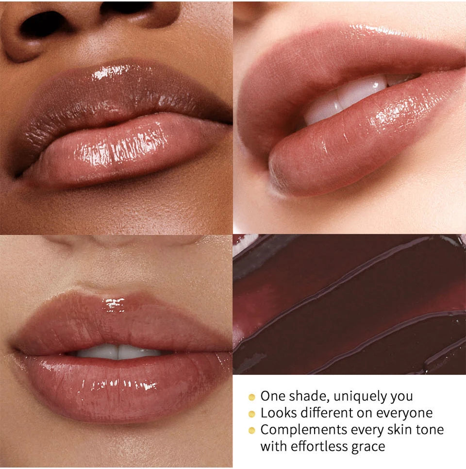Honey Lipstick Tinted Lip Balm Lip Stain for All Skin Tones Moisturizing Nourishing Lipstick for Women Pack of Black & Pink