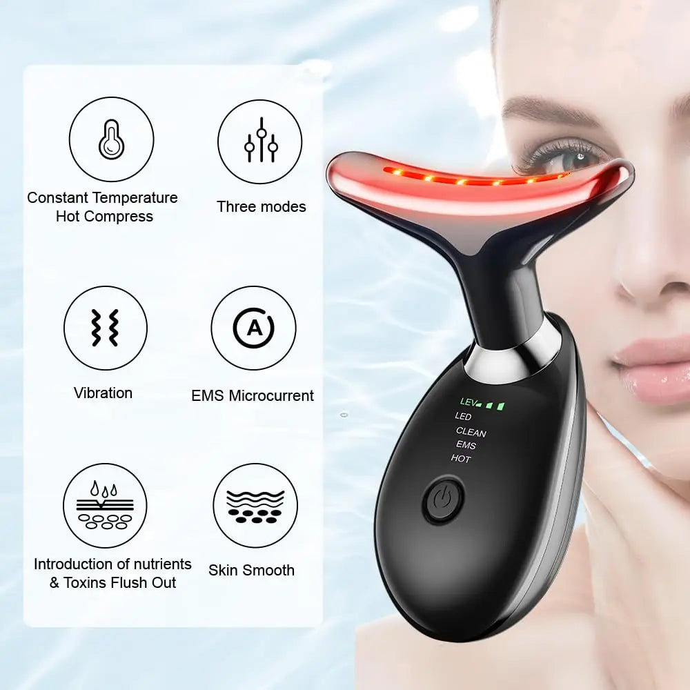 Ergonomic Neck Lift Massager Deep Tissue Shiatsu Kneading Electric Neck Relaxer Portable Pain Relief for Office and Daily