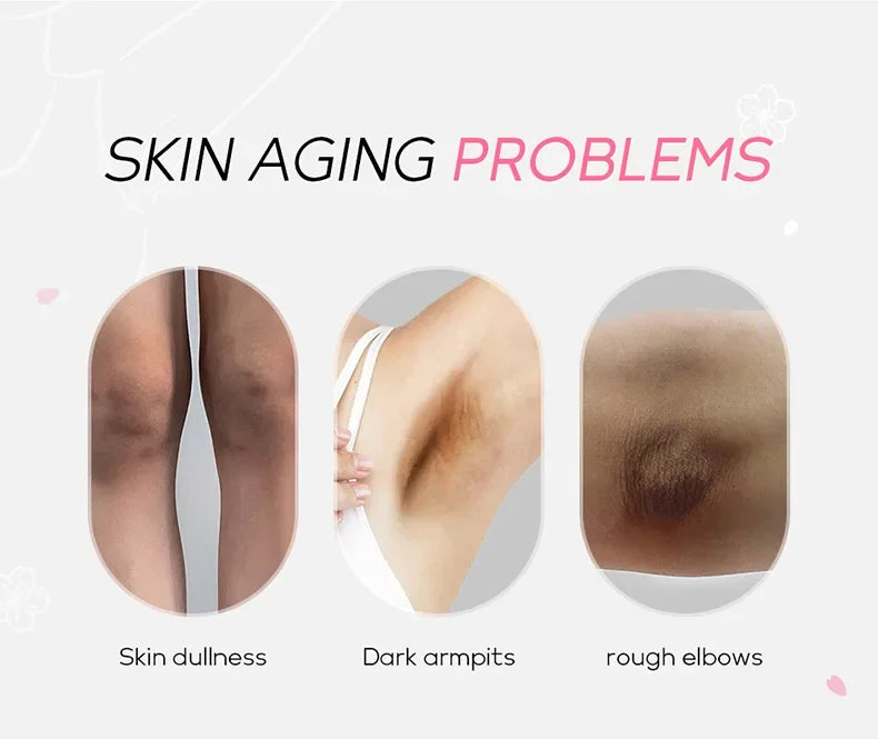 Laikou Sakura Underarm Cream Knee Buttocks Dark Skin  Improve Melanin Pigmentation Korean Skin Care Product 30g