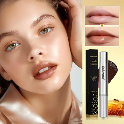 Honey Lipstick Tinted Lip Balm Lip Stain for All Skin Tones Moisturizing Nourishing Lipstick for Women Pack of Black & Pink