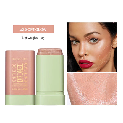 Make Up Functional Blush Stick Easy Color Rouge Blusher Cream Waterproof High Color Rendering Brightening Skin Tone Hot