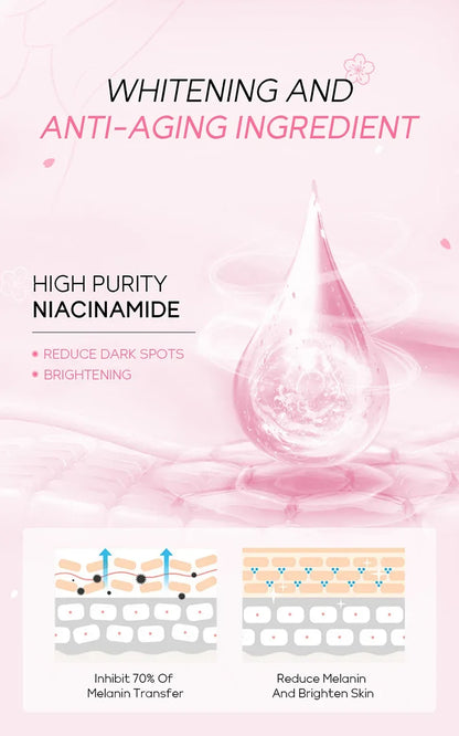 Laikou Sakura Underarm Cream Knee Buttocks Dark Skin  Improve Melanin Pigmentation Korean Skin Care Product 30g