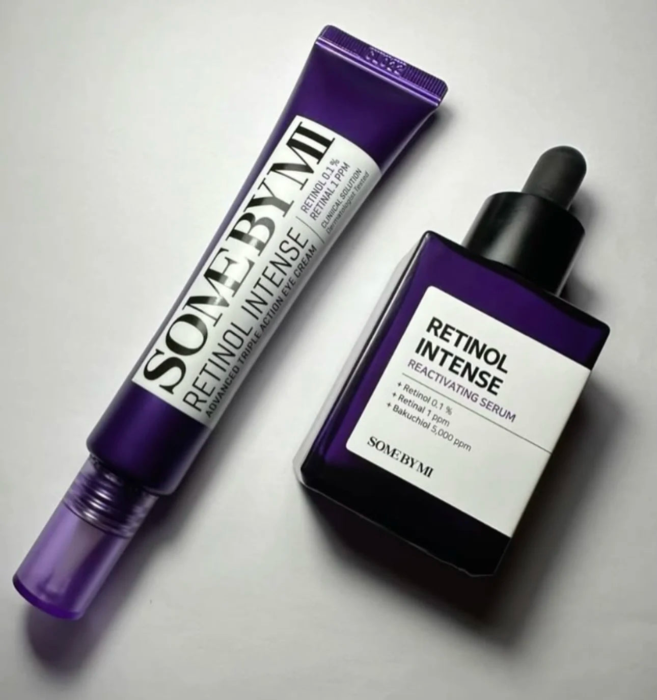 SOME BY MI Retinol Intense Reactivating Serum Advanced Triple Action Eye Cream Original 30ml Korean Brand Facial Care Essence