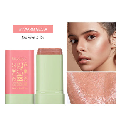 Make Up Functional Blush Stick Easy Color Rouge Blusher Cream Waterproof High Color Rendering Brightening Skin Tone Hot