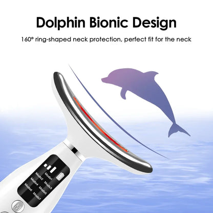 LED Face Sculptor — 7-Color Light Therapy & Vibration Massage Device