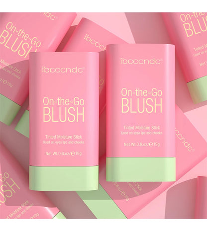 Make Up Functional Blush Stick Easy Color Rouge Blusher Cream Waterproof High Color Rendering Brightening Skin Tone Hot