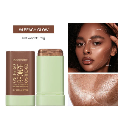 Make Up Functional Blush Stick Easy Color Rouge Blusher Cream Waterproof High Color Rendering Brightening Skin Tone Hot
