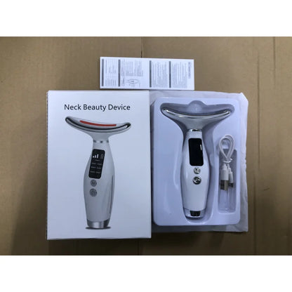 LED Face Sculptor — 7-Color Light Therapy & Vibration Massage Device