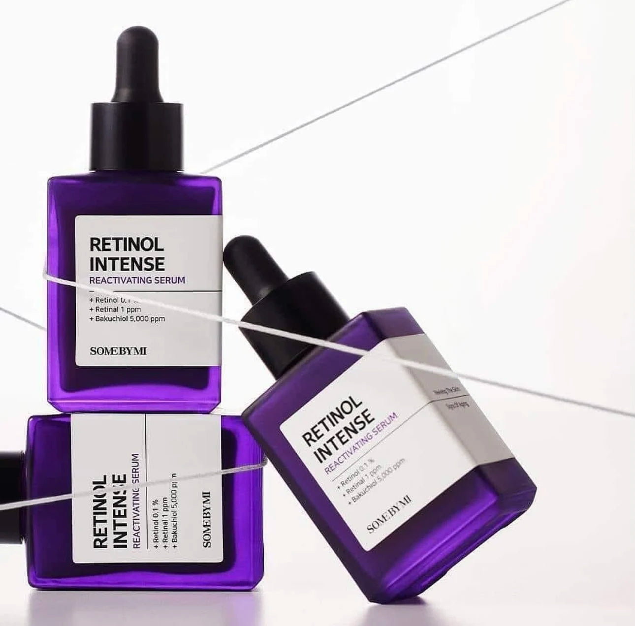 SOME BY MI Retinol Intense Reactivating Serum Advanced Triple Action Eye Cream Original 30ml Korean Brand Facial Care Essence