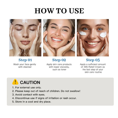 345 Soothing Cream | Daily Face Moisturizer | Spot Treatment || For All Skin Types