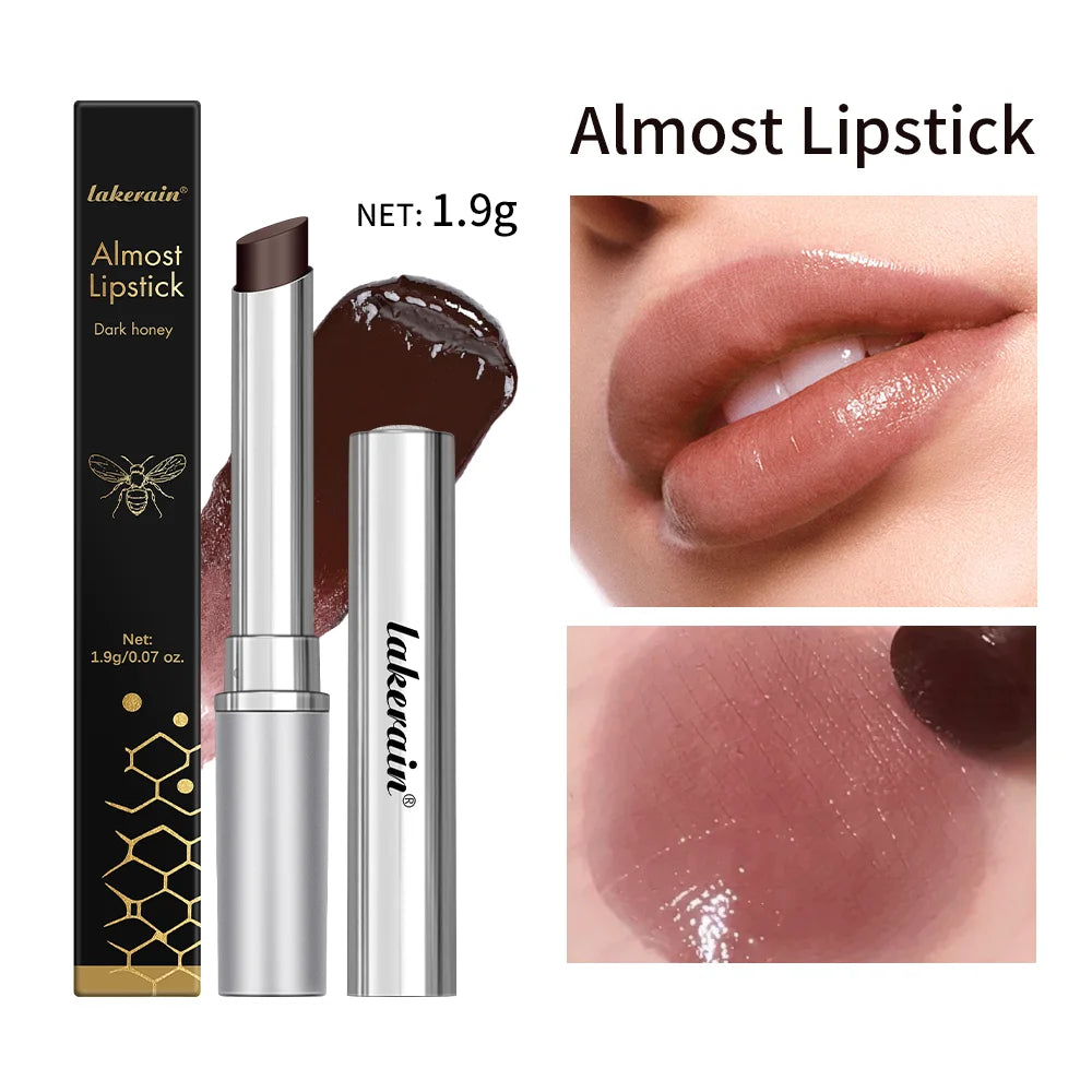 Honey Lipstick Tinted Lip Balm Lip Stain for All Skin Tones Moisturizing Nourishing Lipstick for Women Pack of Black & Pink