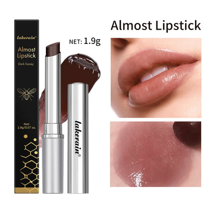Honey Lipstick Tinted Lip Balm Lip Stain for All Skin Tones Moisturizing Nourishing Lipstick for Women Pack of Black & Pink