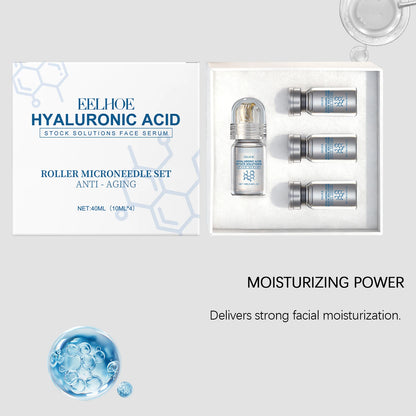 Niacinamide Microneedle serum Facial serum Kit 0.25mm Moisturizing Skin nourishing Winter skincare Face Roller Day cream 30ml