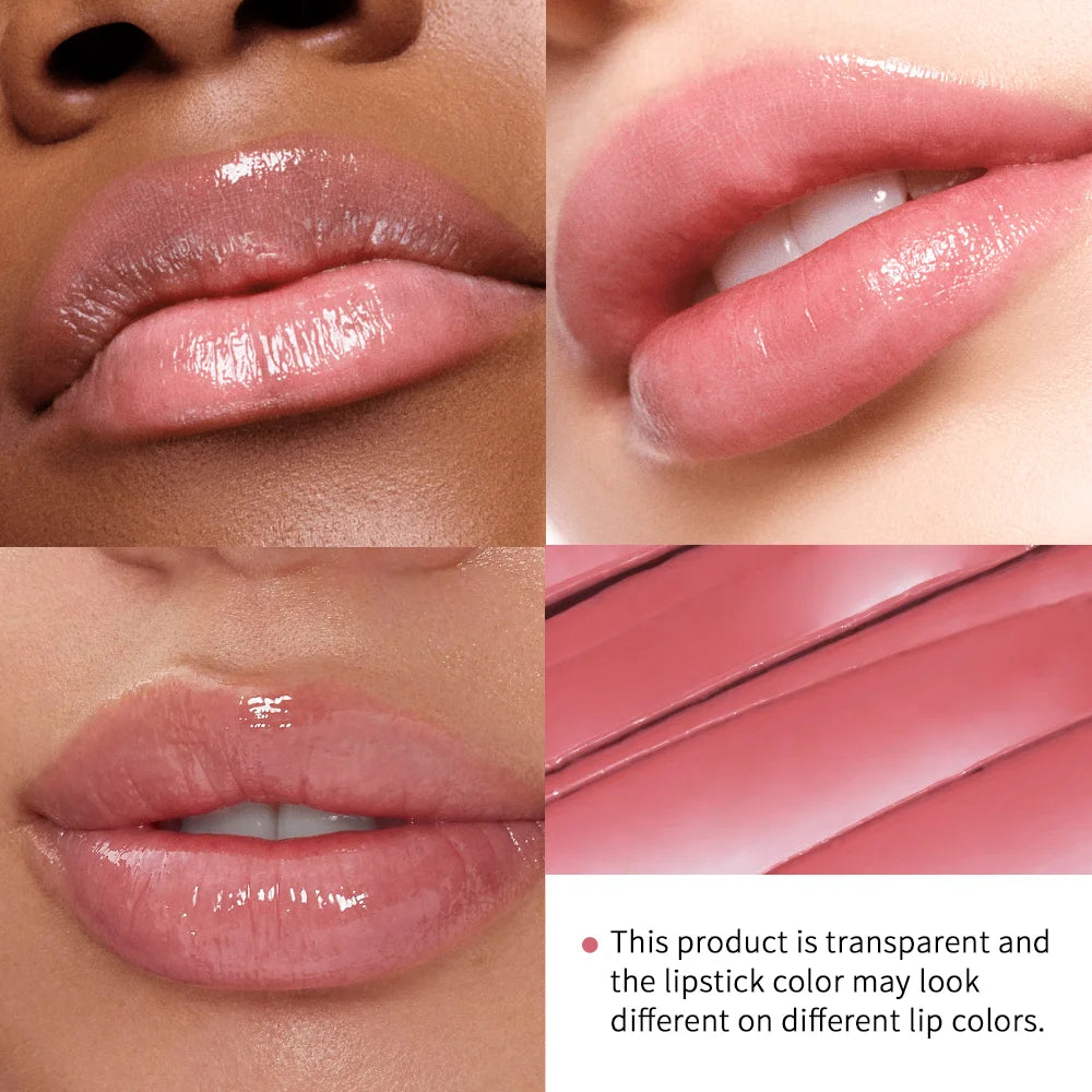 Honey Lipstick Tinted Lip Balm Lip Stain for All Skin Tones Moisturizing Nourishing Lipstick for Women Pack of Black & Pink